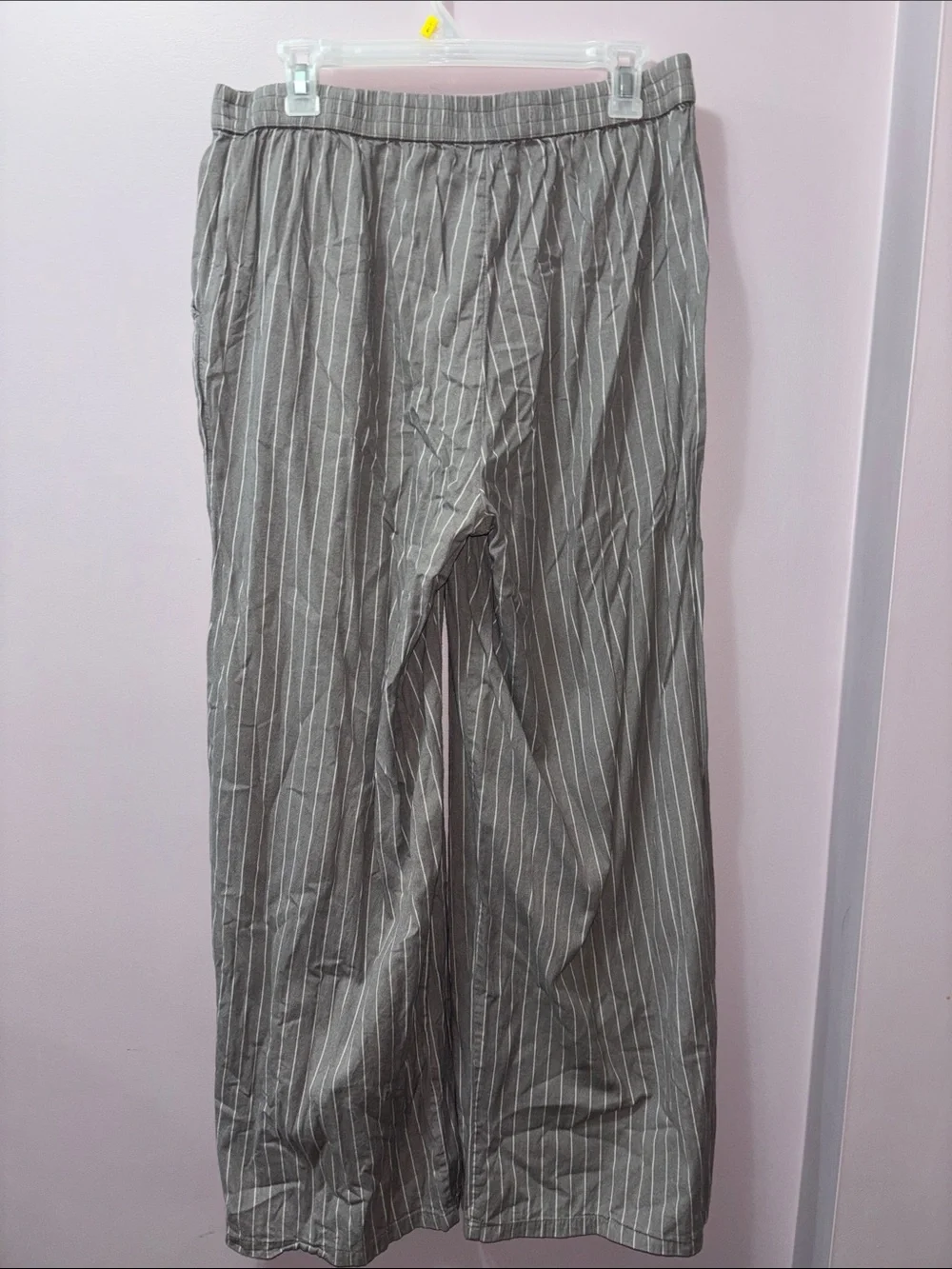 Aerie Off-Duty Flannel Trouser PJ Dark Heather Grey Large - Picture 5 of 8